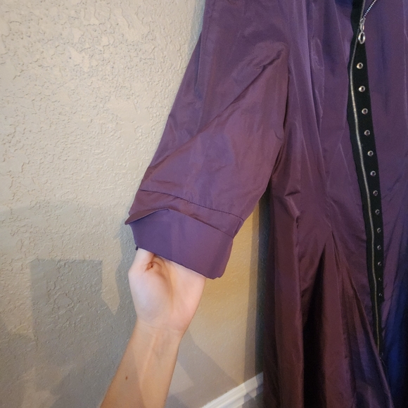 77 Purple Dress with Zipper Size 12 - Picture 3 of 10